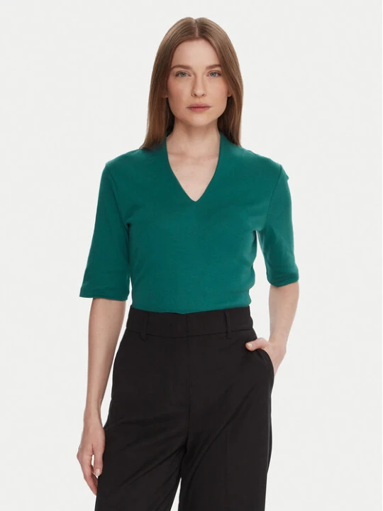 Zdjęcie produktu United Colors Of Benetton Bluzka 3GA2D400U Niebieski Slim Fit
