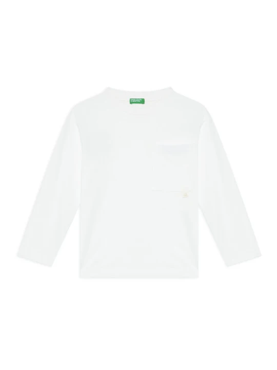 Zdjęcie produktu United Colors Of Benetton Bluzka 3I1XC10QS Biały Regular Fit