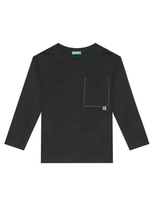 Zdjęcie produktu United Colors Of Benetton Bluzka 3I1XC10QS Czarny Regular Fit
