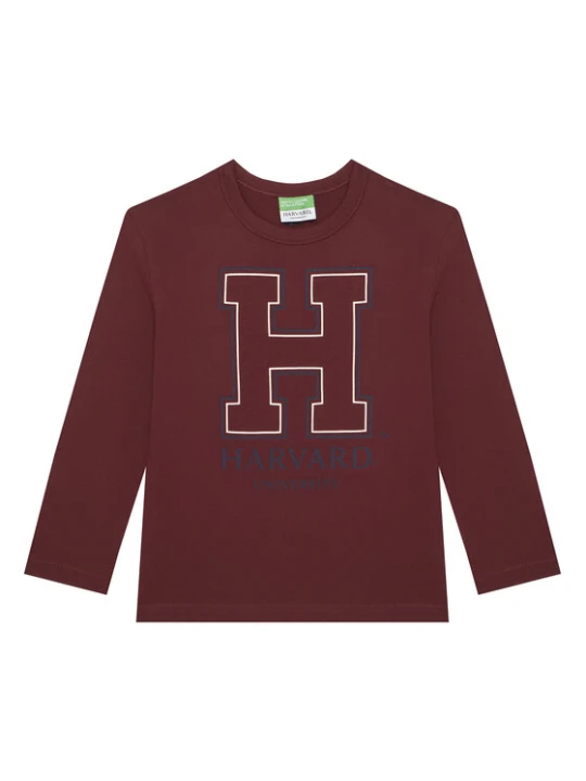 Zdjęcie produktu United Colors Of Benetton Bluzka 3IVWC10PW Bordowy Regular Fit