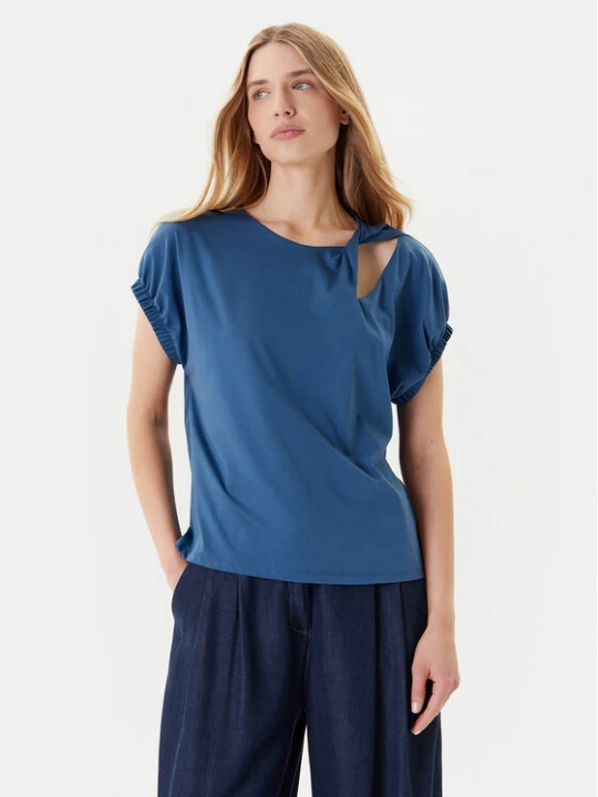 Zdjęcie produktu United Colors Of Benetton Bluzka 3J5CD109V Granatowy Relaxed Fit
