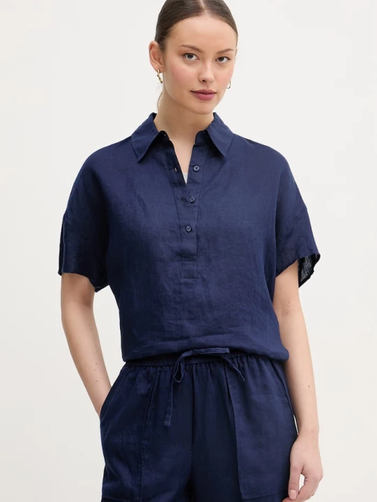 Zdjęcie produktu United Colors of Benetton bluzka damska lniana