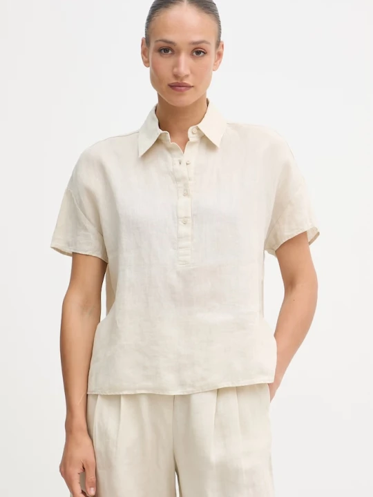Zdjęcie produktu United Colors of Benetton bluzka damska lniana