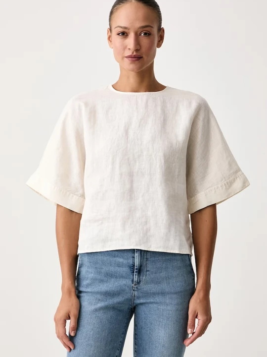 Zdjęcie produktu United Colors of Benetton bluzka damska lniana