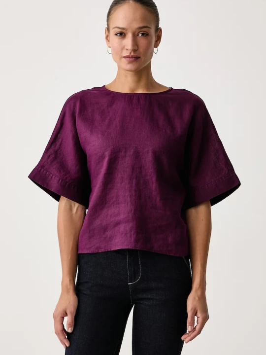 Zdjęcie produktu United Colors of Benetton bluzka damska lniana