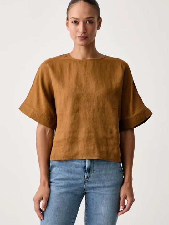 Zdjęcie produktu United Colors of Benetton bluzka damska lniana
