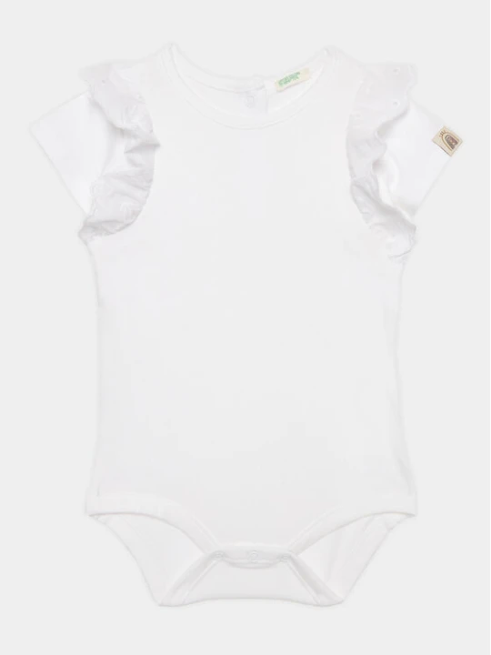 Zdjęcie produktu United Colors Of Benetton Body dziecięce 3P4ZAB00D Biały Regular Fit