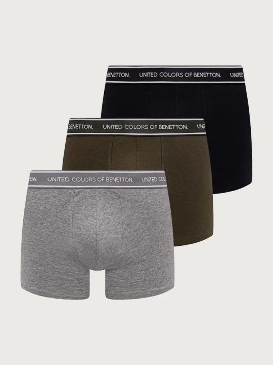 Zdjęcie produktu United Colors of Benetton bokserki dopasowane męskie bawełniane z elastanem 3-pack