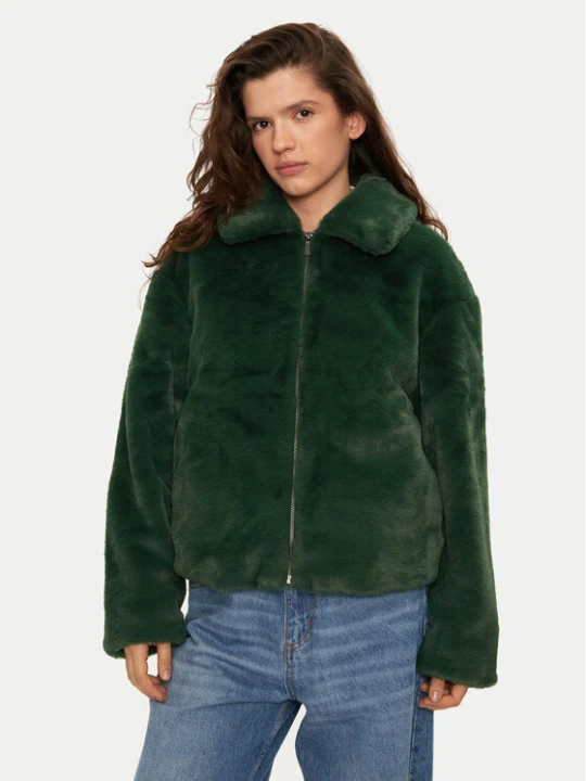 Zdjęcie produktu United Colors Of Benetton Futro 2FBDDN06V Zielony Regular Fit