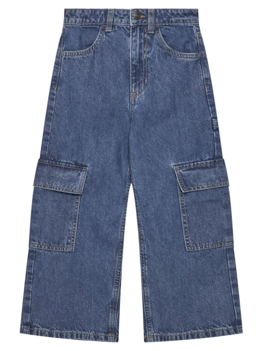 Zdjęcie produktu United Colors Of Benetton Jeansy 4DW2CE035 Niebieski Wide Leg