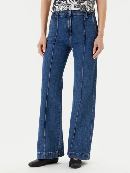 Zdjęcie produktu United Colors Of Benetton Jeansy 4W8CDE02F Niebieski Flare Fit