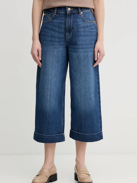 Zdjęcie produktu United Colors of Benetton Jeansy relaxed fit damskie niebieski