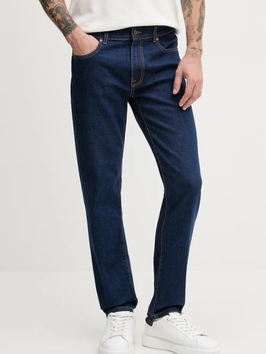 Zdjęcie produktu United Colors of Benetton jeansy slim fit męskie granatowy