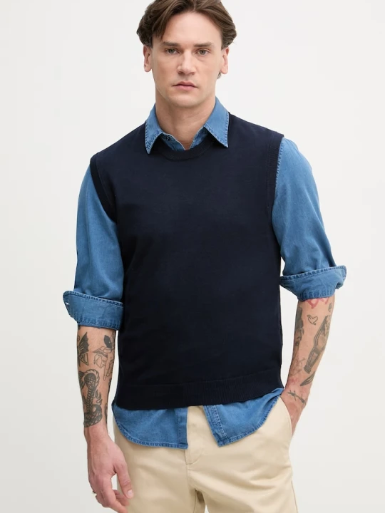 Zdjęcie produktu United Colors of Benetton kamizelka męska bawełniana