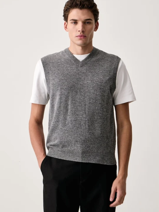 Zdjęcie produktu United Colors of Benetton kamizelka męska wełniana