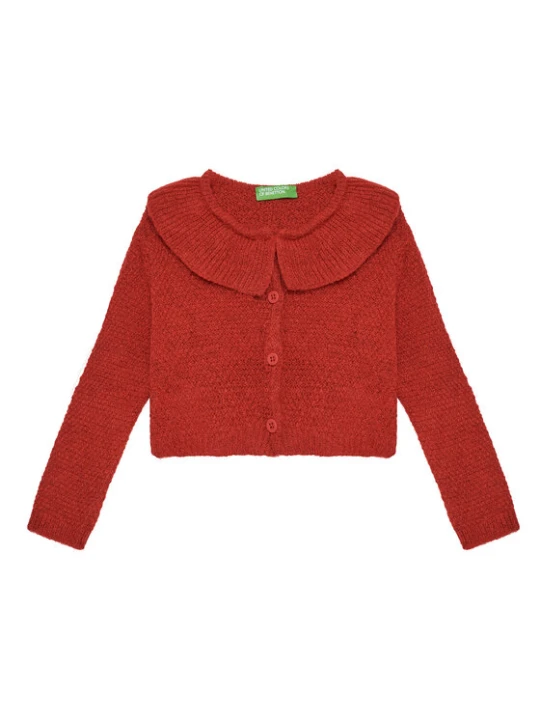 Zdjęcie produktu United Colors Of Benetton Kardigan 106QG500N Czerwony Regular Fit
