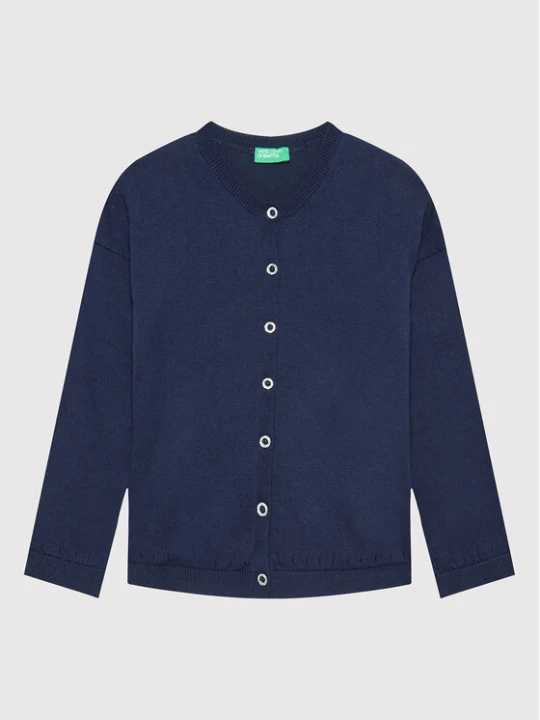 Zdjęcie produktu United Colors Of Benetton Kardigan 1194G5007 Granatowy Regular Fit