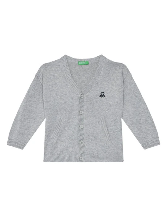 Zdjęcie produktu United Colors Of Benetton Kardigan 120YG600G Szary Regular Fit