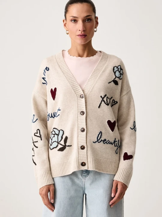 Zdjęcie produktu United Colors of Benetton kardigan damski wełniany
