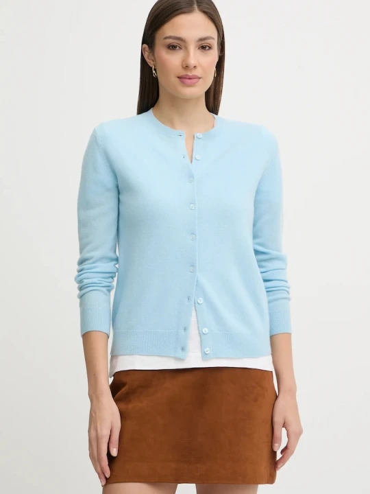 Zdjęcie produktu United Colors of Benetton kardigan wełniany niebieski