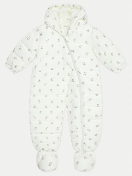 Zdjęcie produktu United Colors Of Benetton Kombinezon zimowy 2UWJAT002 Biały Regular Fit