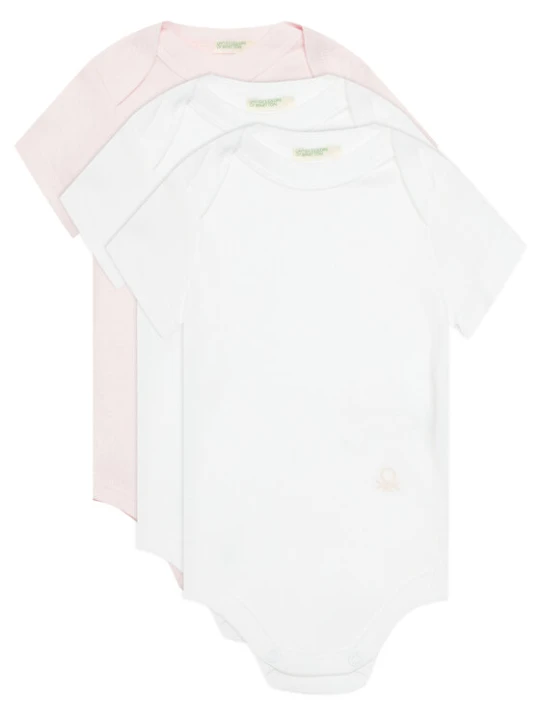 Zdjęcie produktu United Colors Of Benetton Komplet body dziecięcych 3GI70B079 Różowy