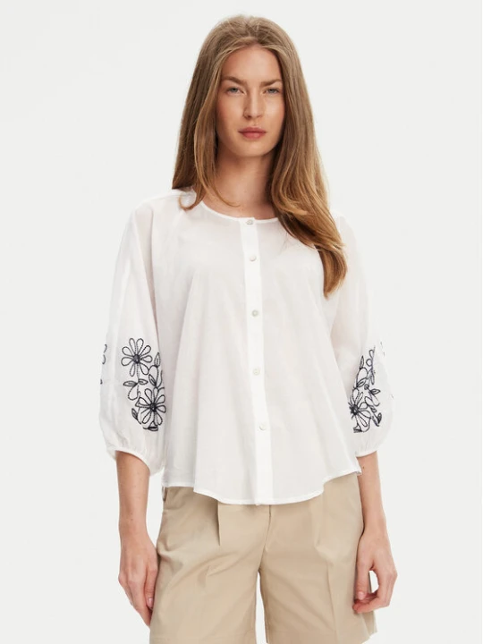 Zdjęcie produktu United Colors Of Benetton Koszula 5VZCDQ0BN Biały Relaxed Fit