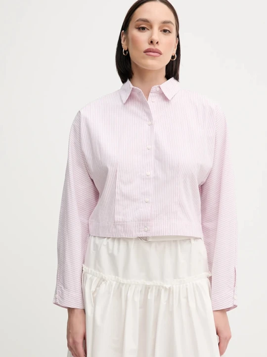 Zdjęcie produktu United Colors of Benetton koszula bawełniana różowy