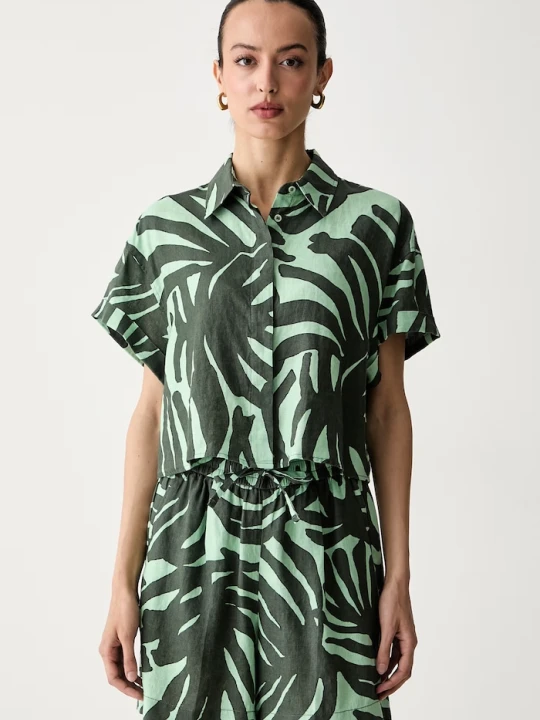Zdjęcie produktu United Colors of Benetton koszula damska lniana