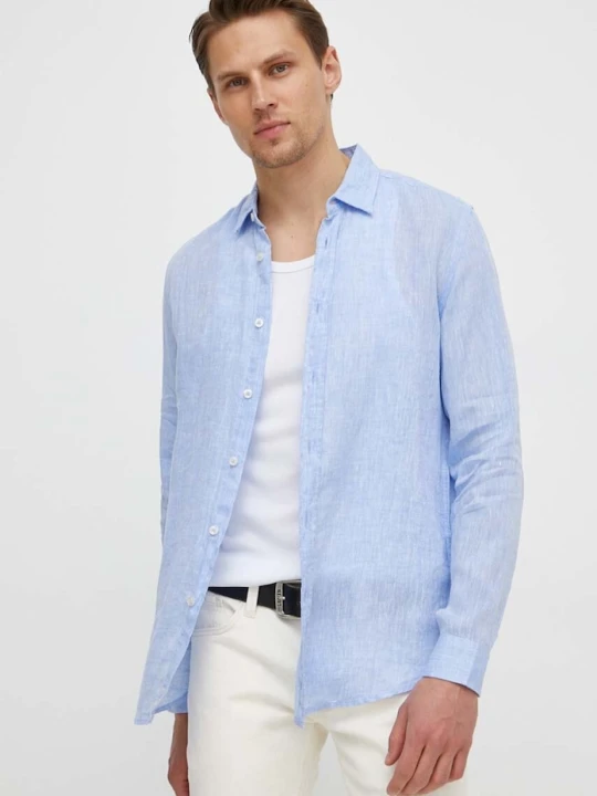 Zdjęcie produktu United Colors of Benetton koszula męska lniana