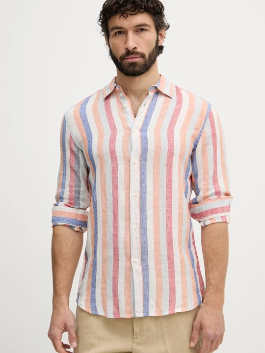Zdjęcie produktu United Colors of Benetton koszula męska lniana