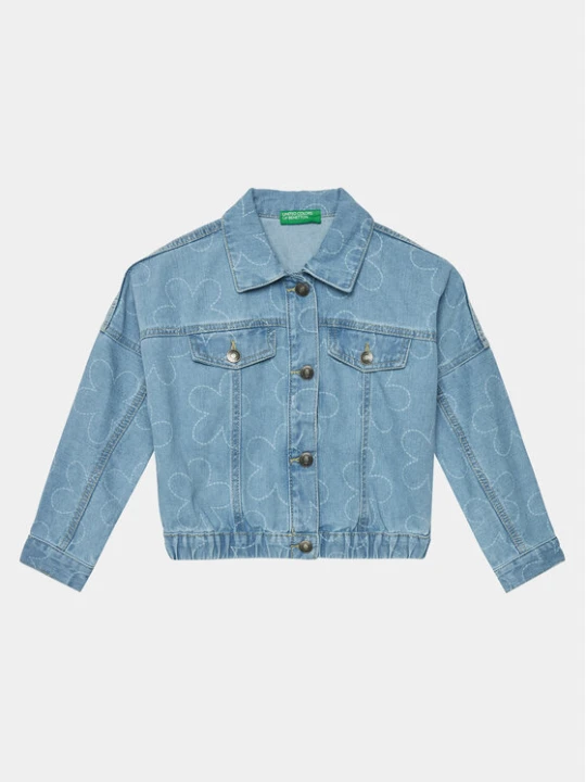 Zdjęcie produktu United Colors Of Benetton Kurtka jeansowa 2VUGCN04G Niebieski Regular Fit