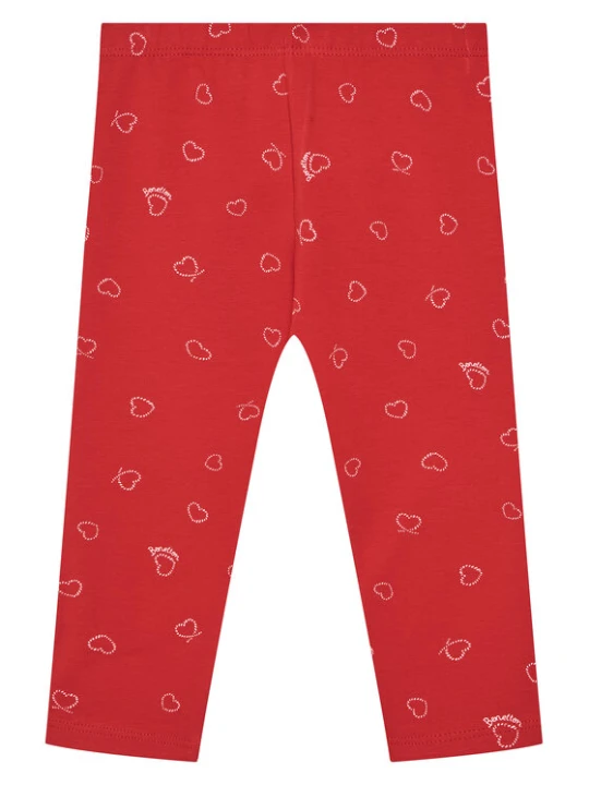 Zdjęcie produktu United Colors Of Benetton Legginsy 3SDSGF04U Czerwony Slim Fit