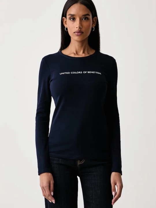 Zdjęcie produktu United Colors of Benetton longsleeve damski bawełniany