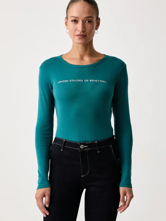Zdjęcie produktu United Colors of Benetton longsleeve damski bawełniany
