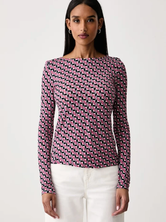 Zdjęcie produktu United Colors of Benetton longsleeve damski z dodatkiem wełny