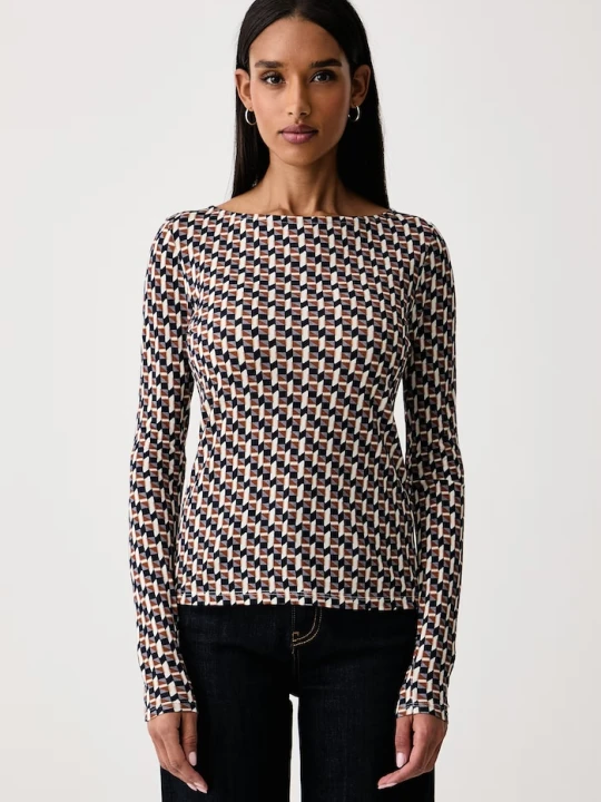 Zdjęcie produktu United Colors of Benetton longsleeve damski z dodatkiem wełny