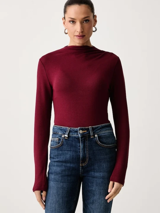 Zdjęcie produktu United Colors of Benetton longsleeve damski z wiskozą