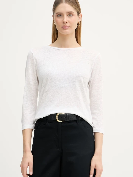 Zdjęcie produktu United Colors of Benetton longsleeve damskie bawełniane biały