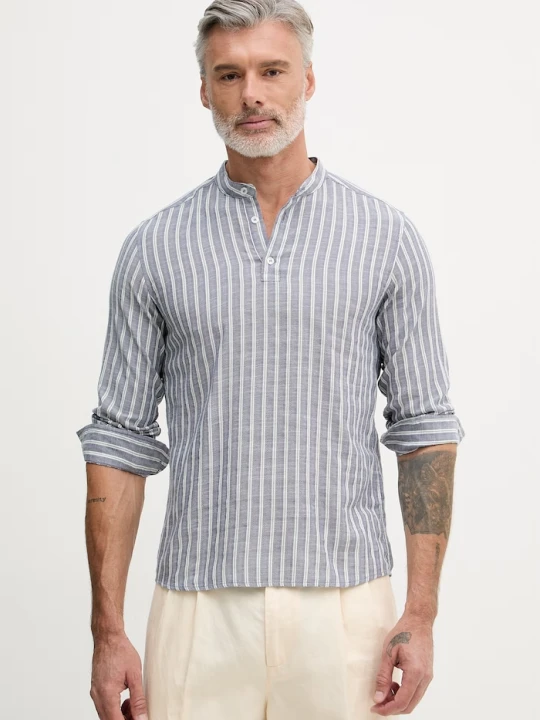 Zdjęcie produktu United Colors of Benetton longsleeve męski z wiskozą
