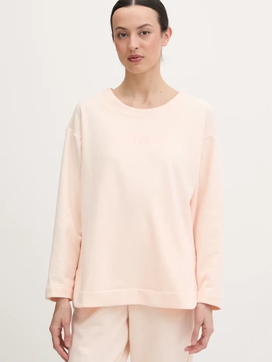 Zdjęcie produktu United Colors of Benetton longsleeve piżamowy damski z bawełną