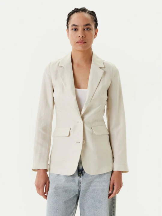 Zdjęcie produktu United Colors Of Benetton Marynarka 25BVDW036 Beżowy Regular Fit