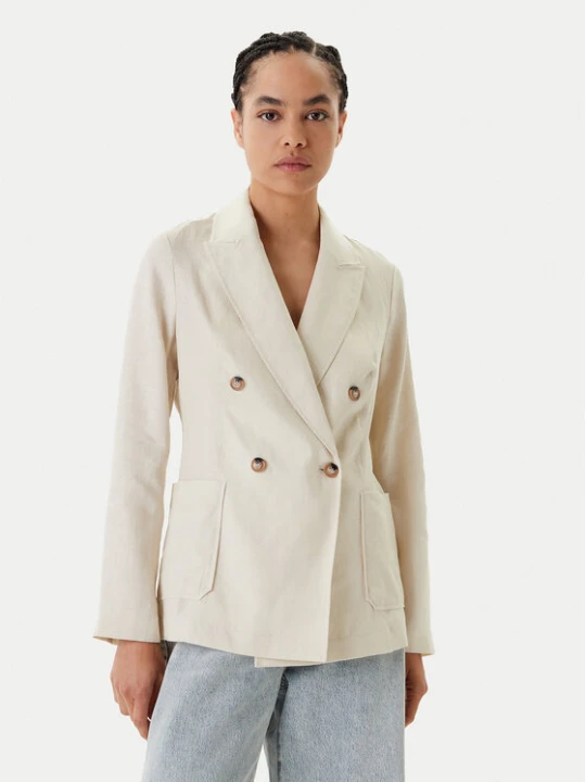 Zdjęcie produktu United Colors Of Benetton Marynarka 2AGHDW03E Beżowy Regular Fit