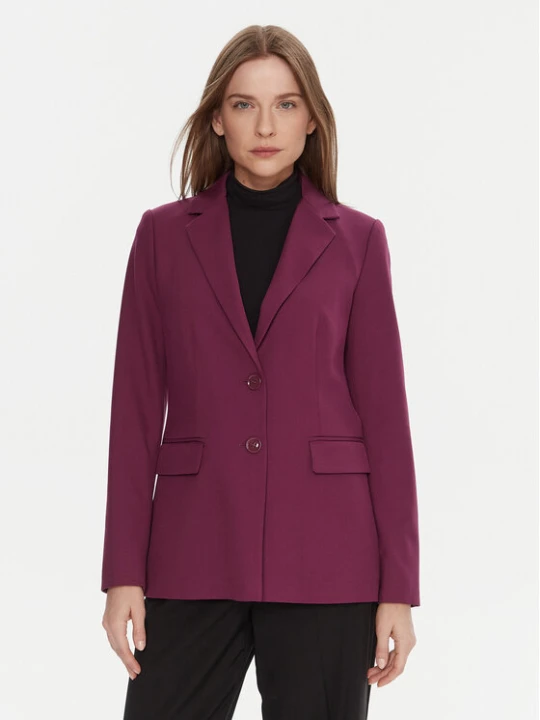 Zdjęcie produktu United Colors Of Benetton Marynarka 2L4HDW02W Fioletowy Slim Fit