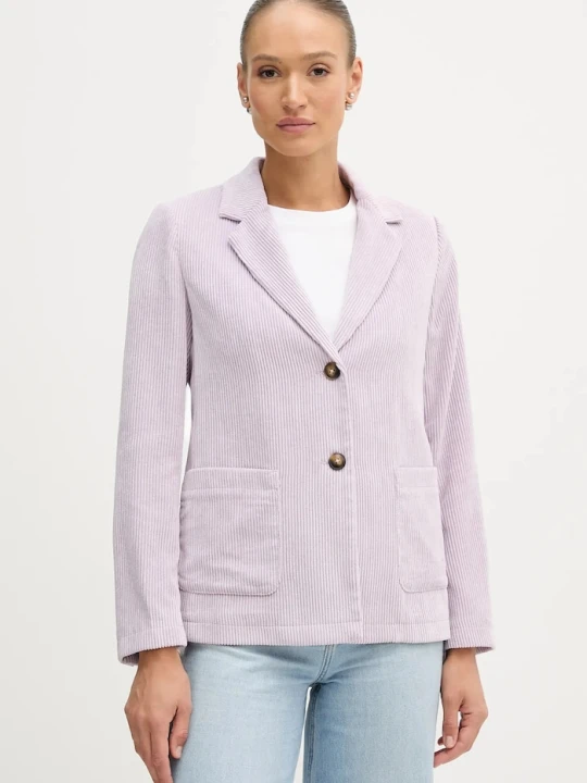 Zdjęcie produktu United Colors of Benetton marynarka sztruksowa fioletowy