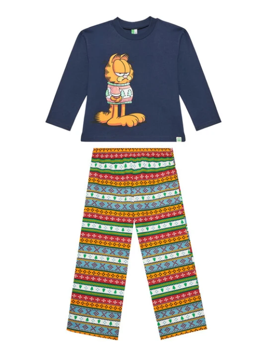 Zdjęcie produktu United Colors Of Benetton Piżama 37MW0P07T Granatowy Regular Fit