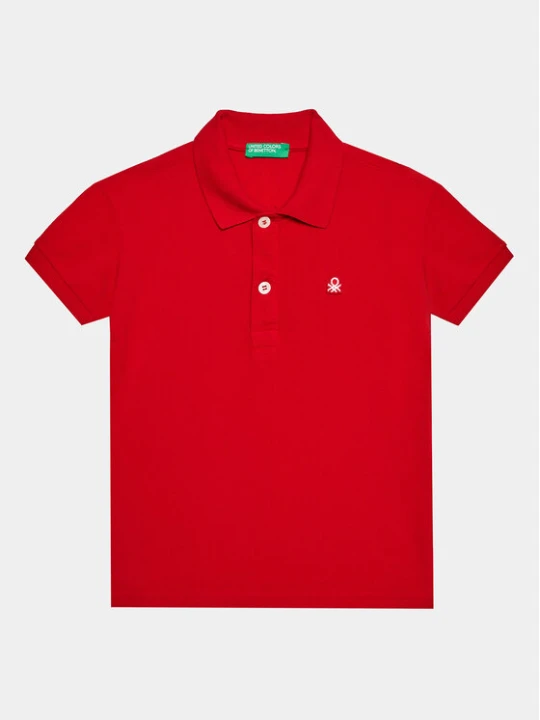 Zdjęcie produktu United Colors Of Benetton Polo 3089C300Q Czerwony Regular Fit