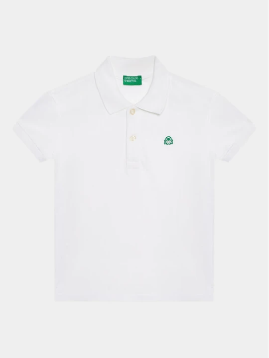 Zdjęcie produktu United Colors Of Benetton Polo 3089G3008 Biały Regular Fit