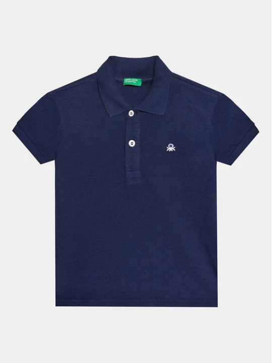 Zdjęcie produktu United Colors Of Benetton Polo 3089G3008 Granatowy Regular Fit