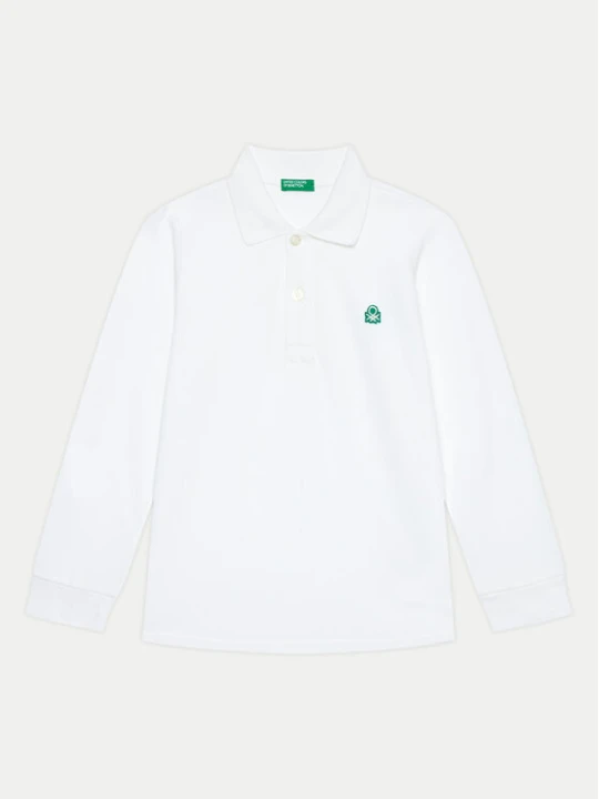 Zdjęcie produktu United Colors Of Benetton Polo 3089G3009 Biały Regular Fit